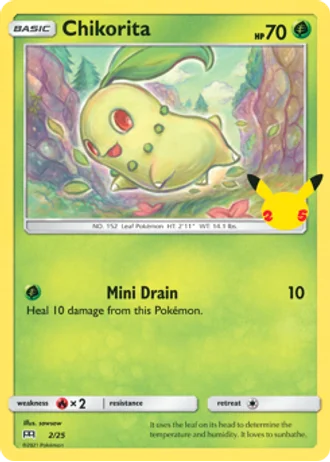 Chikorita #2 — McDonald's Collection 2021