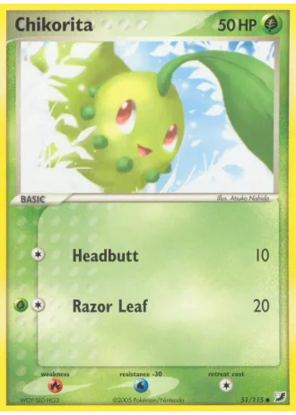 Chikorita #51/115 — EX Forze Segrete