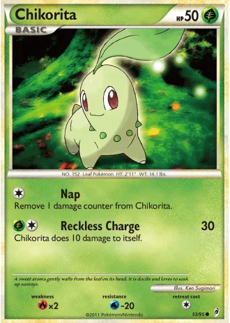 Chikorita #53/95 — Richiamo delle Leggende