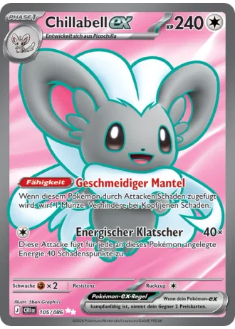Chillabell ex #105 — Wachsendes Chaos