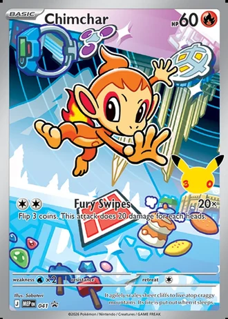Chimchar #041 — MEP Black Star Promos