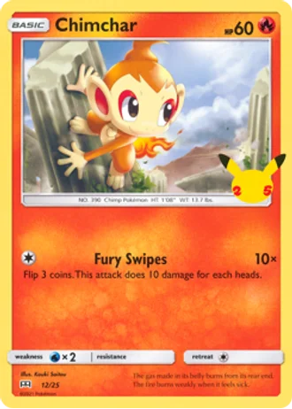 Chimchar #12 — McDonald's Collection 2021
