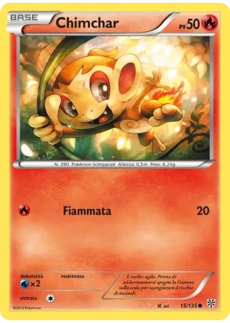Chimchar #15/135 — Uragano Plasma