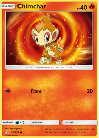 Chimchar #20/156 — Ultra Prism