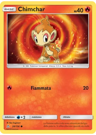 Chimchar #20/156 — Ultraprisma