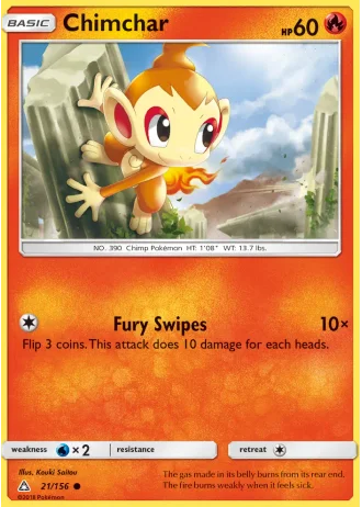 Chimchar #21/156 — Ultra Prism