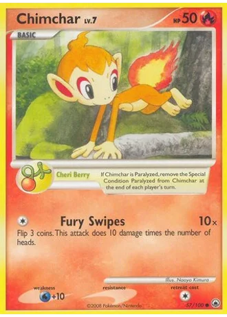 Chimchar #57/100 — Countdown Calendar 2008
