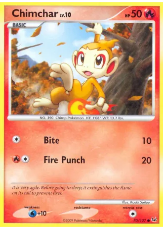 Chimchar #70 — Platinum