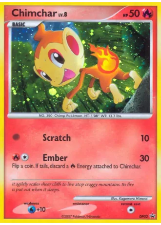 Chimchar DP02 — Diamond & Pearl Promos