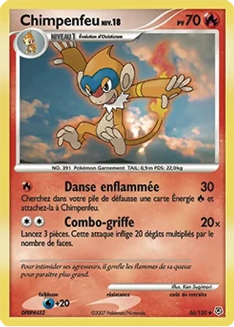 Chimpenfeu #56/130 — Diamant & Perle