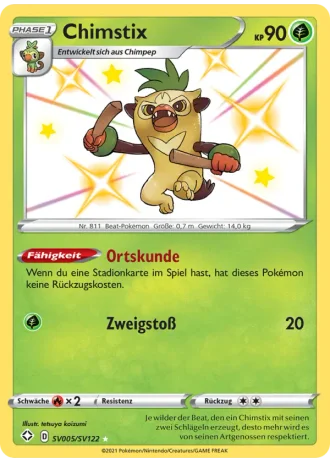Chimstix SV005/122 — Schillernde Schatzkammer (Glänzendes Schicksal)