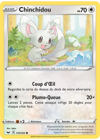Chinchidou #145/202 — Épée et Bouclier