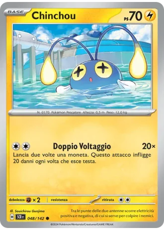 Chinchou #048/142 — Corona Astrale