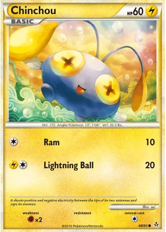 Chinchou #48/95 — Unleashed