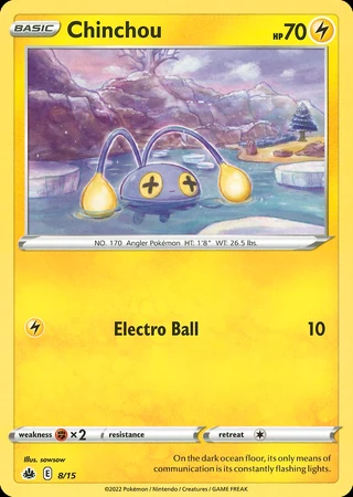 Chinchou #8 — McDonald's Collection 2022