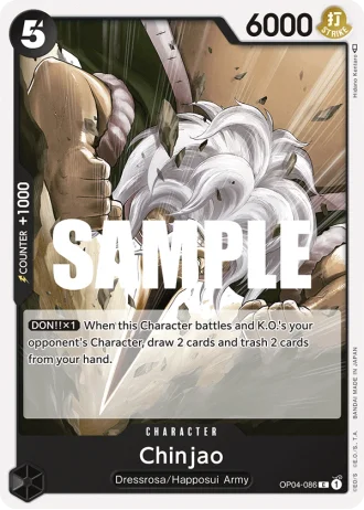 Chinjao (OP04-086) — Kingdoms of Intrigue (OP04)