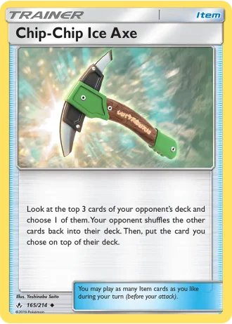 Chip-Chip Ice Axe #165/214 — Unbroken Bonds