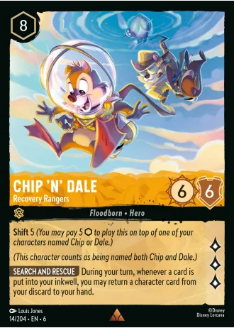 Chip 'n' Dale - Recovery Rangers #14/204 — Azurite Sea