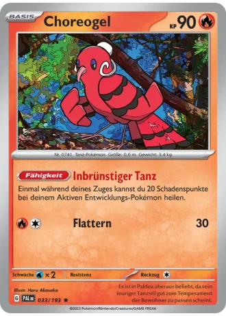 Choreogel #033/193 — Entwicklungen in Paldea