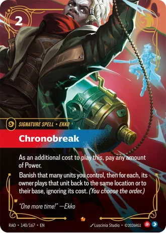 Chronobreak #140/167 — Radiance