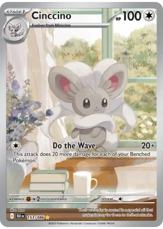 Cinccino #153 — Black Bolt