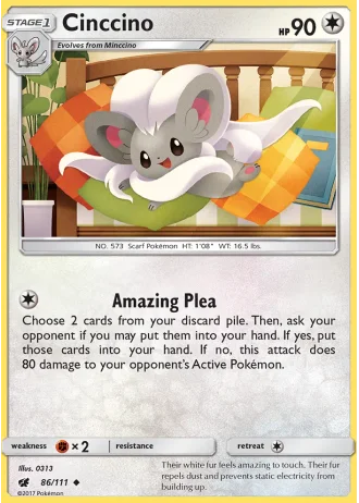 Cinccino #86 — Crimson Invasion