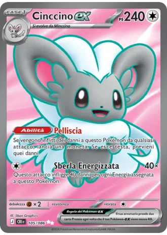 Cinccino ex #105/86 — Caos Nascente