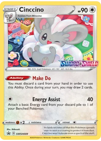 Cinccino SWSH009 — Sword & Shield Promos