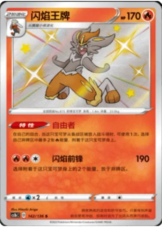 Cinderace #142/136 — Dynamax Clash - Flame