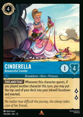 Cinderella - Resourceful Traveler #155/257 — Wilds Unknown