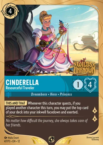 Cinderella - Resourceful Traveler P3-47/257 — Wilds Unknown