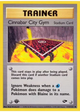 Cinnabar City Gym #113 — Gym Challenge