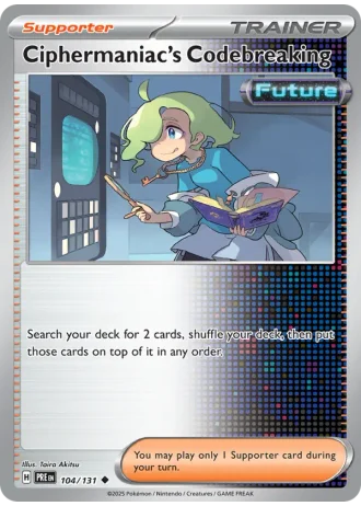 Ciphermaniac's Codebreaking #104/131 — Prismatic Evolutions