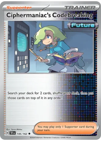 Ciphermaniac's Codebreaking #145/162 — Temporal Forces
