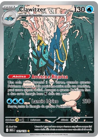 Clawitzer #141/132 — Megaevoluzione