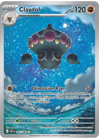 Claydol #092/86 — Chaos Rising