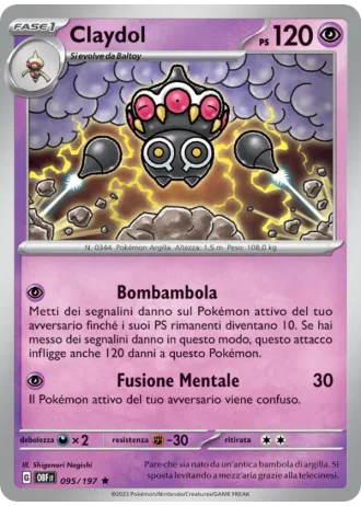 Claydol #095/197 — Ossidiana Infuocata