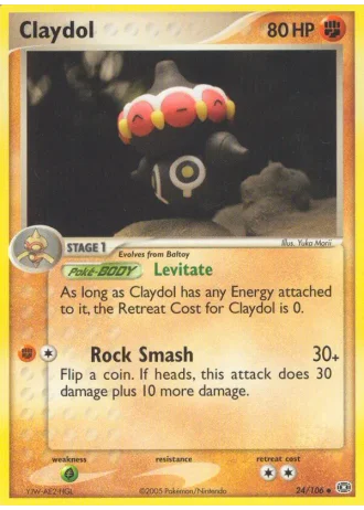 Claydol #24/106 — Emerald
