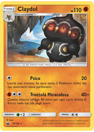 Claydol #79/168 — Tempesta Astrale