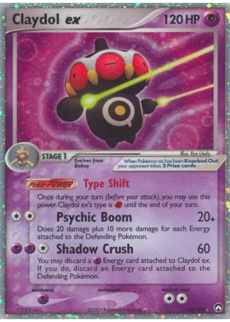 Claydol ex #93 — Power Keepers
