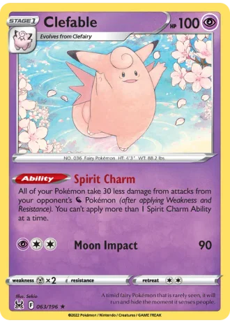 Clefable #063/196 — Lost Origin