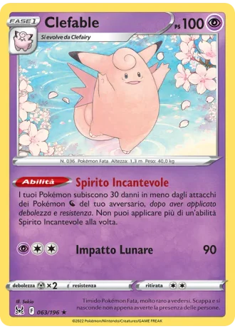 Clefable #063 — Origine Perduta