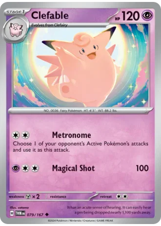 Clefable #079 — Twilight Masquerade