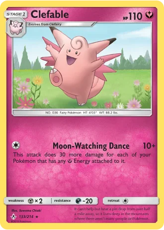 Clefable #133 — Unbroken Bonds