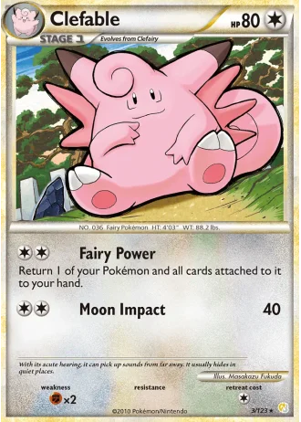 Clefable #3 — HeartGold SoulSilver