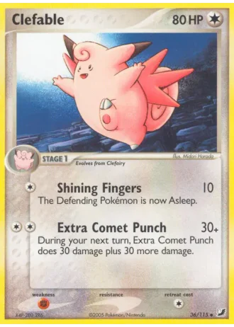 Clefable #36/115 — EX Forze Segrete