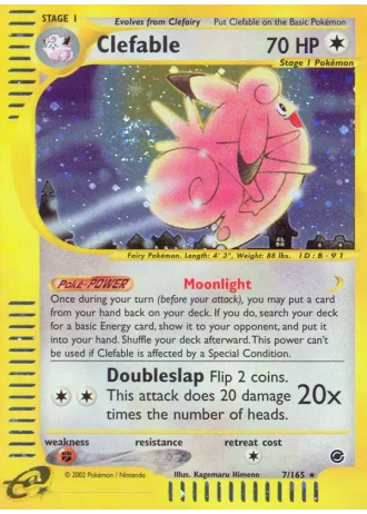 Clefable #7 — Expedition Base Set