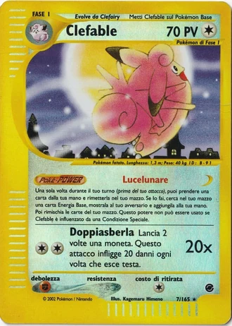Clefable #7/165 — Expedition Set Base