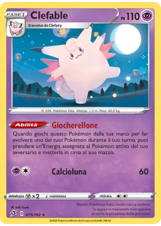 Clefable #75 — Fragore Ribelle