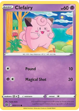 Clefairy #053/172 — Brilliant Stars